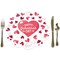Big Dot of Happiness Happy Galentine's Day - Valentine's Day Party Round Table Decorations - Paper Chargers - Place Setting For 12